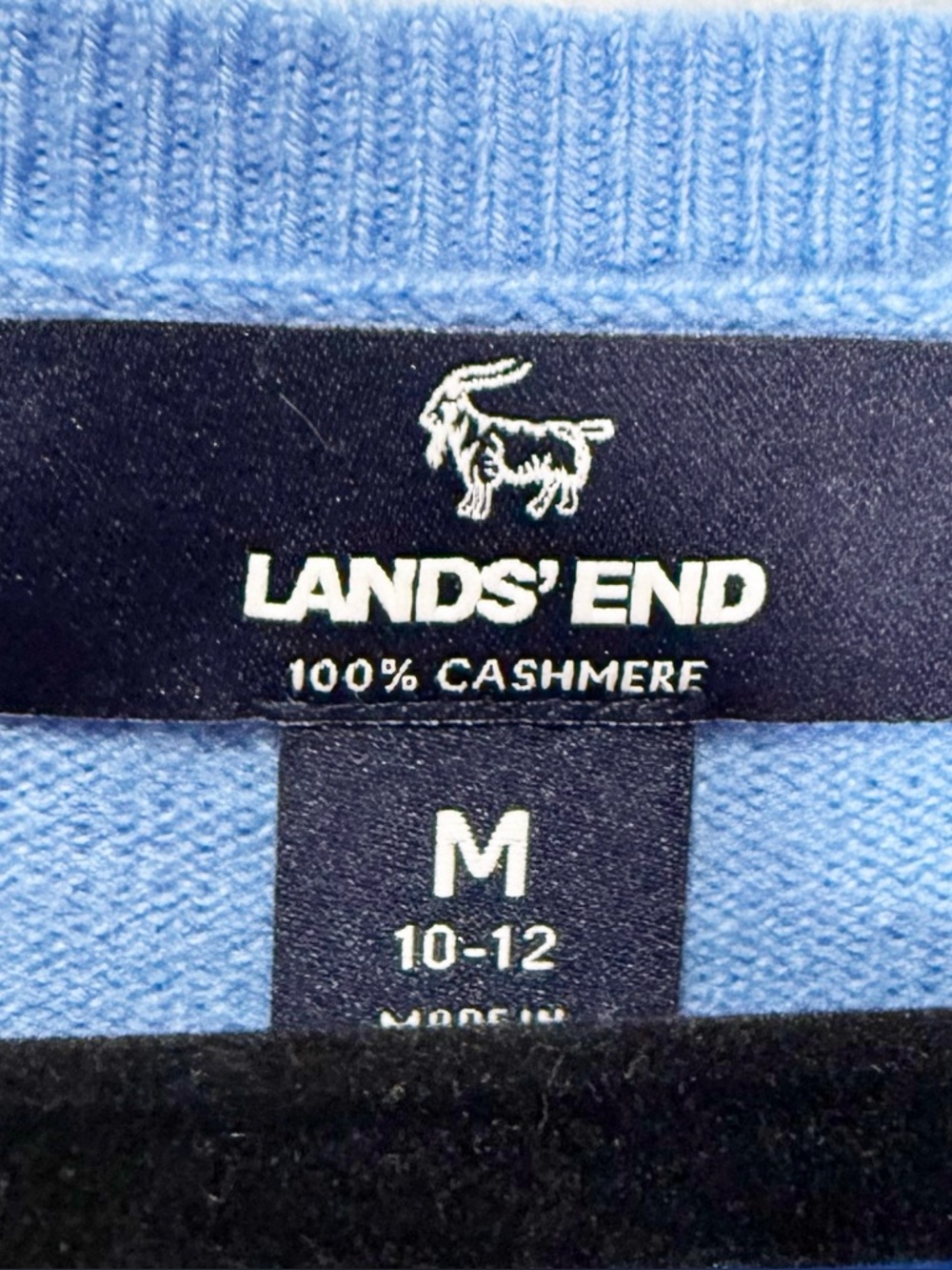 NWOT Lands’ End 100% Cashmere Cardigan Sweater M (10-12) - Picture 7 of 9